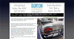 Desktop Screenshot of burtonantiqueautoparts.com